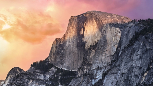Amazing wonderful mountains in Yosemite National Park