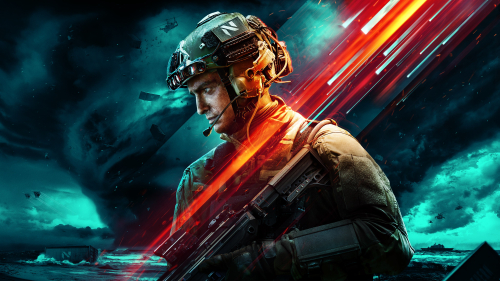 Battlefield 2042 Armed Soldier on Poster