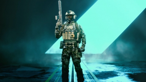 Battlefield 2042 Soldier with Weapon