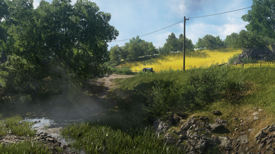 Battlefield 5 Beautiful Field and Trees