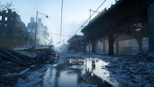 Battlefield 5 Destroyed City and Bridge