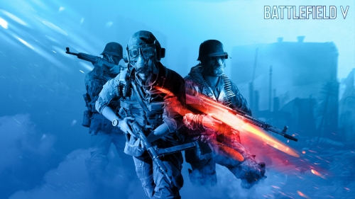 Battlefield 5 Soldiers in Gas Masks