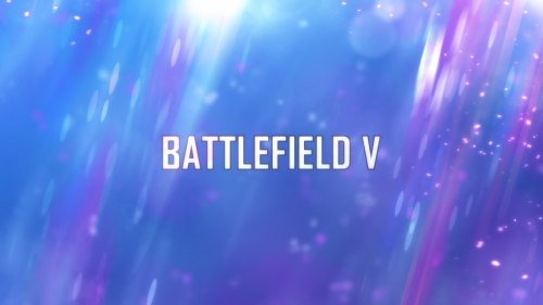Battlefield 5 TM and Blue Background