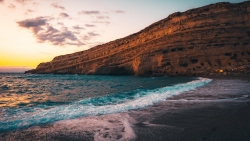 Beautiful Coast and Slope on Sea