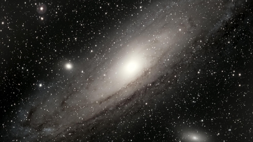 Beautiful Dark Space and Stars in Galaxy