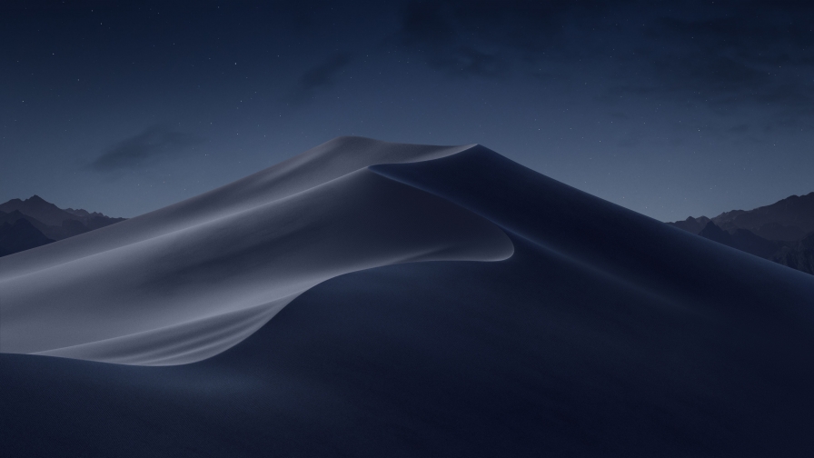 Beautiful Dune and Night Light