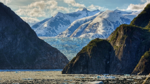 Beautiful Mountains and River