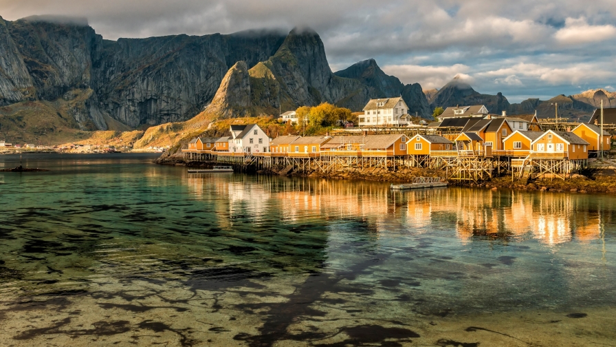 Beautiful Old City on Water