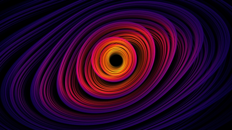 Beautiful Purple and Pink Spiral