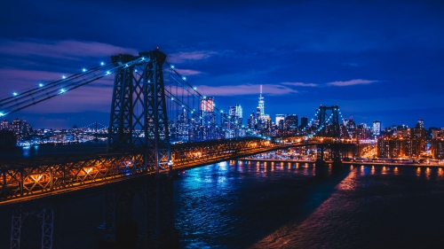 Beautiful River in Night City