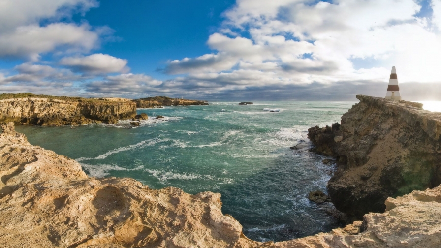 Beautiful Rocks and Sea