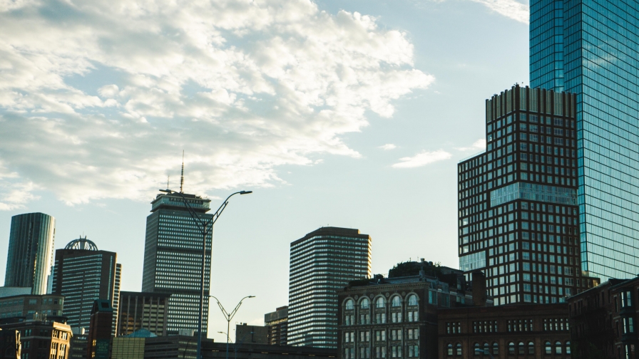 Beautiful Skyscrapers and Architecture in Big City