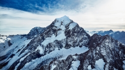 Beautiful Snowed Mountain Peak in USA