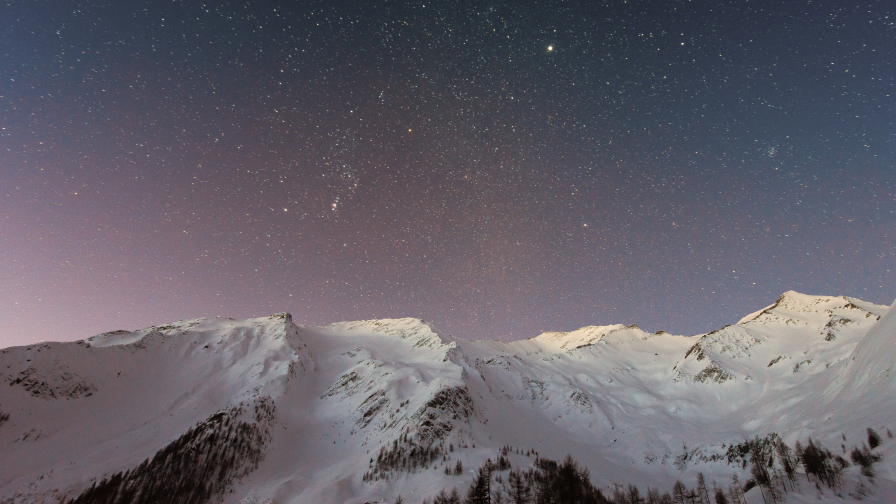 Beautiful Snowy Mountains