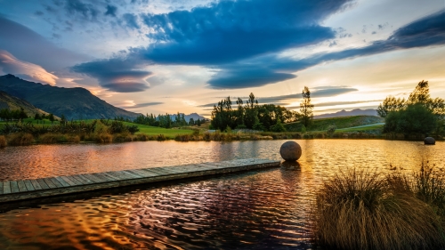 Beautiful Sunset on Little Lake