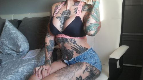 Beautiful Tattooed Girl