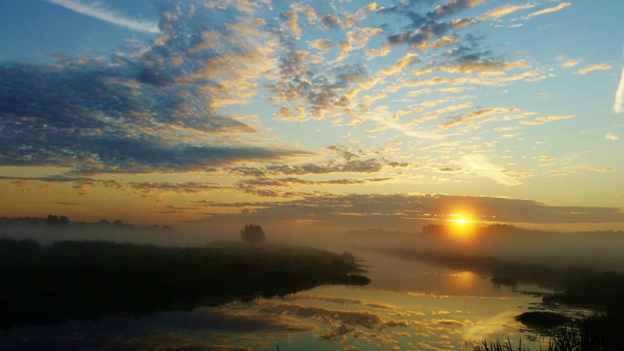 Beautiful Yellow Sunrise