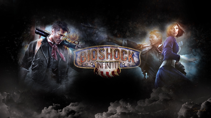 Bioshock Infinite Game Characters and Logo