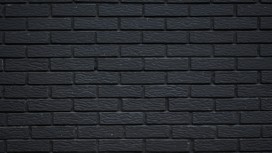 Black Bricks in Wall