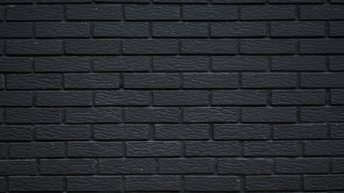 Black Bricks in Wall