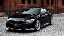 Black Car BMW M8 Gran Coup