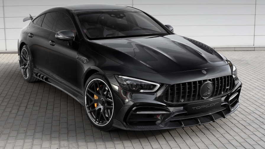 Black Mercedes AMG GT 63 S