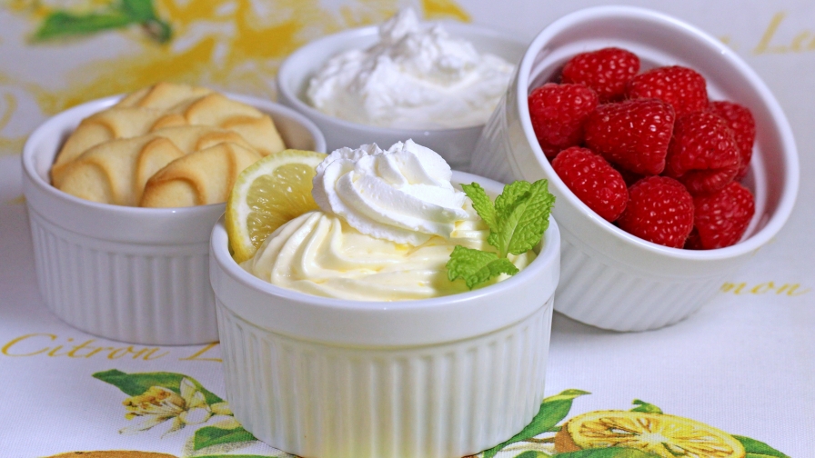 Cake Cookies Dessert Raspberry Berry Lemon