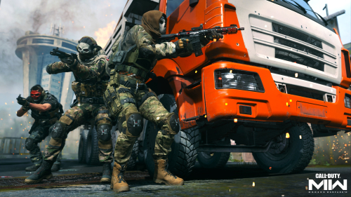 Call of Duty: Modern Warfare II Squad and Orange Truck