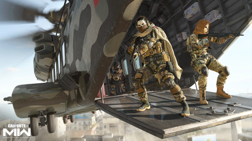 Call of Duty: Modern Warfare II Squad on Helicopter