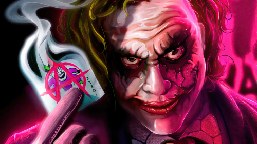 Card and Joker by Heath Ledger