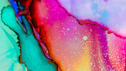 Colorful Liquid on Surface