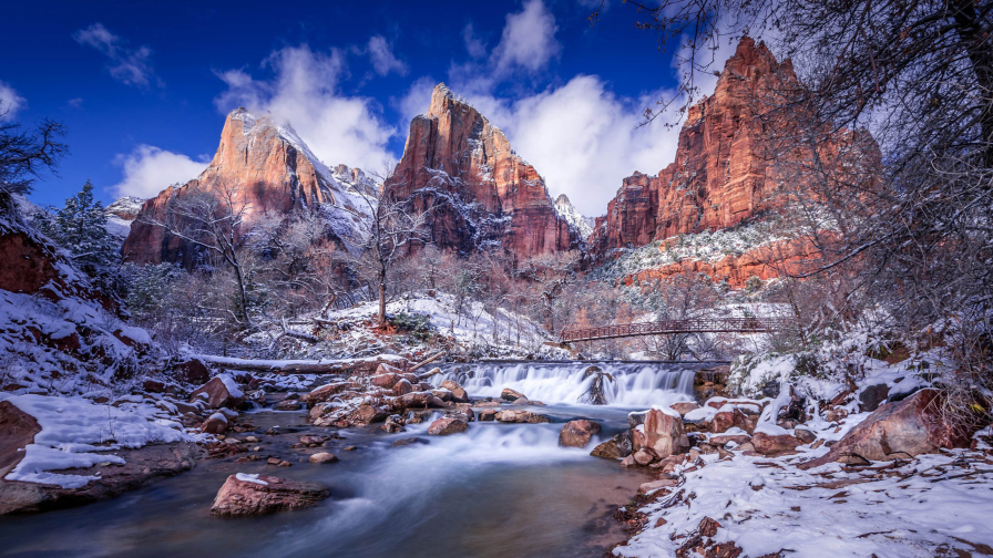 Court of the Patriarchs in Zion National Park