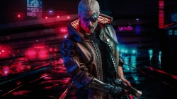 Cyberpunk 2077 Beautiful Cyborg Man