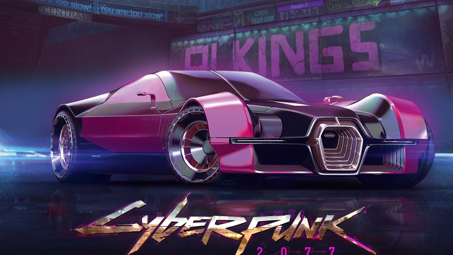 Cyberpunk 2077 Beautiful Future Car