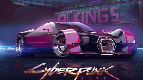 Cyberpunk 2077 Beautiful Future Car