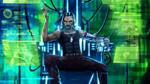 Cyberpunk 2077 Cyborg Johnny Silverhand