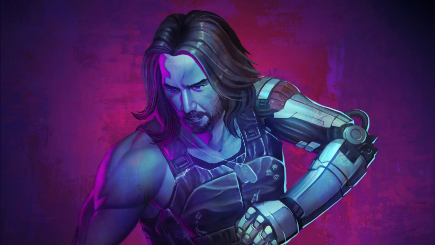 Cyberpunk 2077 John Silverhand by Keanu Reeves Fan-Art