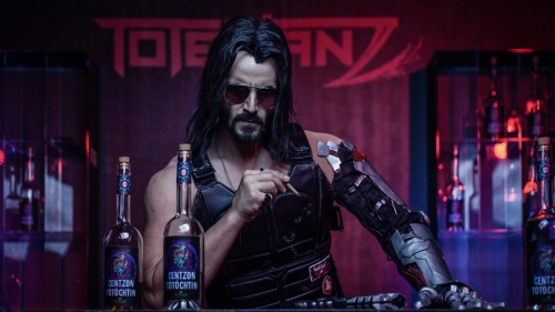 Cyberpunk 2077 Johnny Silverhand in Bar