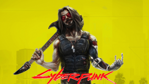 Cyberpunk 2077 Johnny Silverhand in Sunglasses