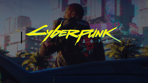 Cyberpunk 2077 Logo and V