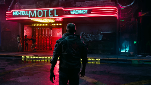 Cyberpunk 2077 Night Street