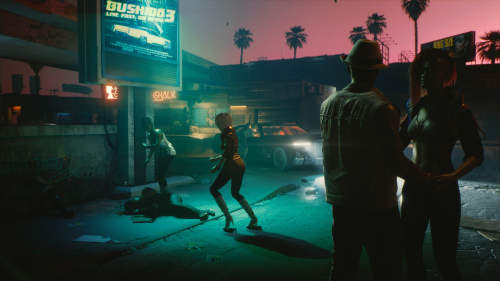 Cyberpunk 2077 Night Streets