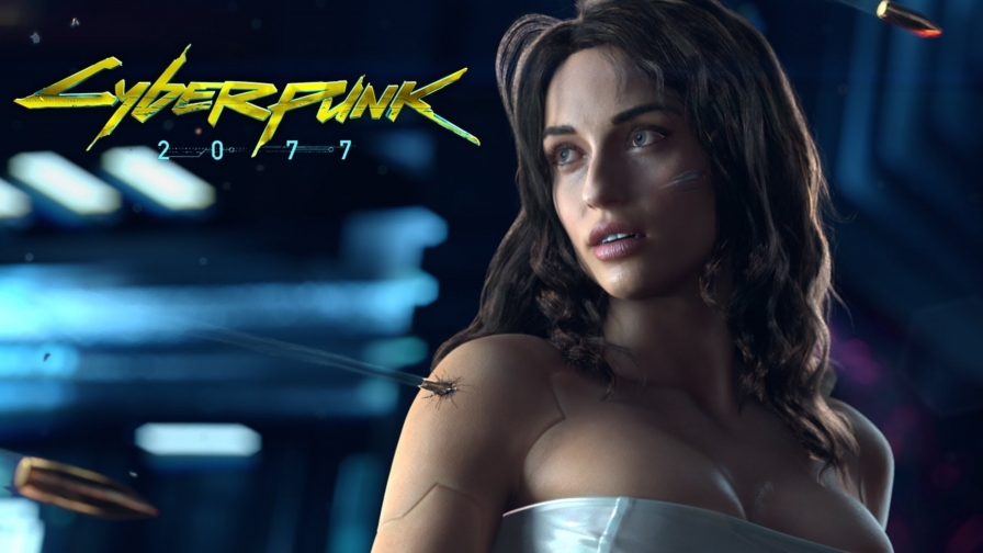 Cyberpunk 2077 Pretty Sexy Cyber Girl