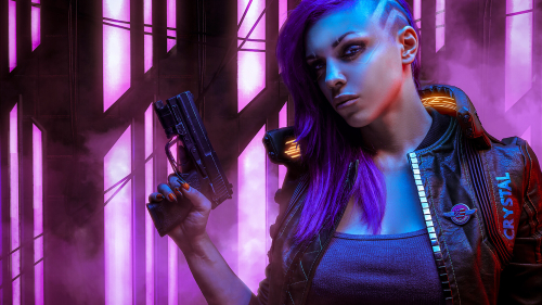 Cyberpunk 2077 Pretty Sexy Girl