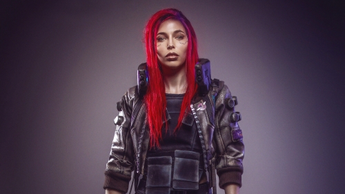 Cyberpunk 2077 Redhead Girl