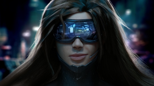 Cyberpunk 2077 Sci-Fi Girl
