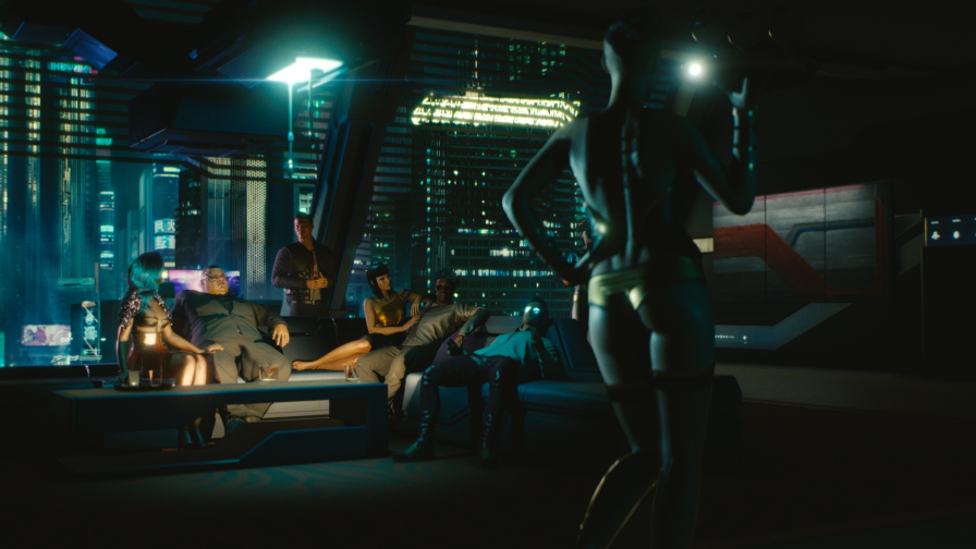 Cyberpunk 2077 Soldier with Girls