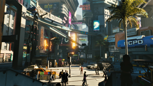 Cyberpunk 2077 Street of Future City