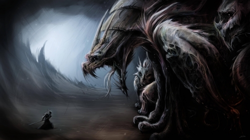 Dark Warrior and Dragons