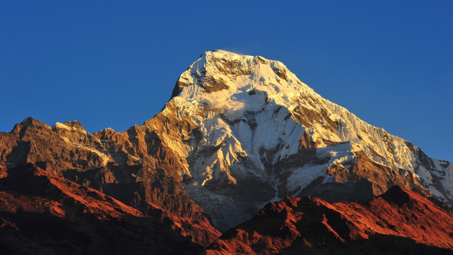 Dhaulagiri Mountain Peak